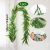180CM132 Mesh Straight Persian Grass Vine Man (Green)