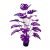 Extended branches 36 leaves purple turtle back 132CM (without pot)