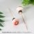 3cm polka dot pink mushroom