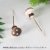3cm polka dot coffee mushroom