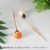 2.5cm orange mushroom