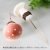 5.5cm polka dot pink mushroom