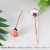 2.5cm polka dot pink mushroom