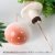 10cm polka dot pink mushroom