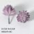 Pine cone purple (flocked)