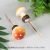 4cm polka dot orange mushroom