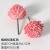 Pine cone red (flocked)