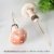 5.5cm polka dot pink mushroom total height 16cm
