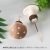 5.5cm polka dot coffee mushroom