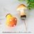 5.5cm polka dot orange mushroom total height 16cm