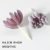 Buddha finger heart purple (flocking)