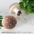 10cm polka dot coffee mushroom