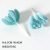 Buddha's finger heart blue (flocking)