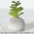 5 layers of jade leaf green small cement balls
