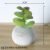 5 layers of jade leaf green small cement balls