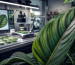 advanced fake plant technology with realistic leaf texture